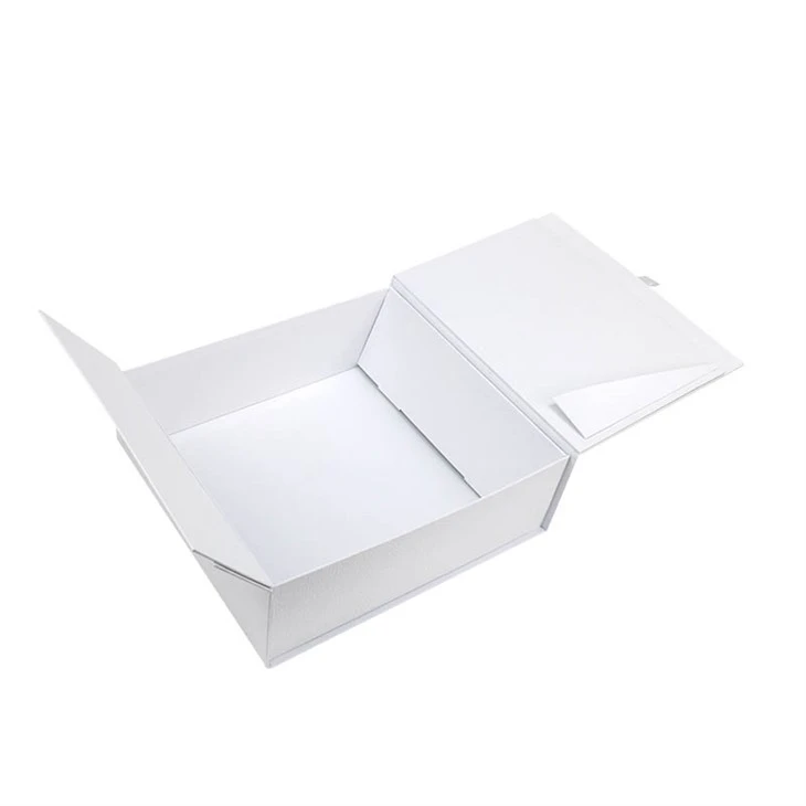 Boîte de folding blanc .