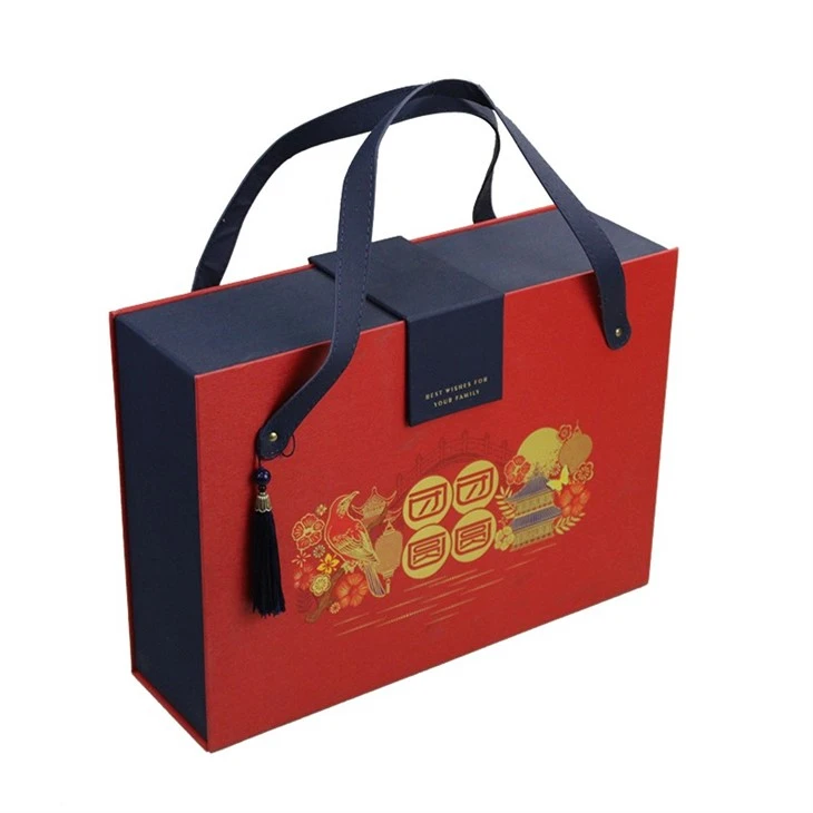 Red Magnetic Gift Box With Ribbon